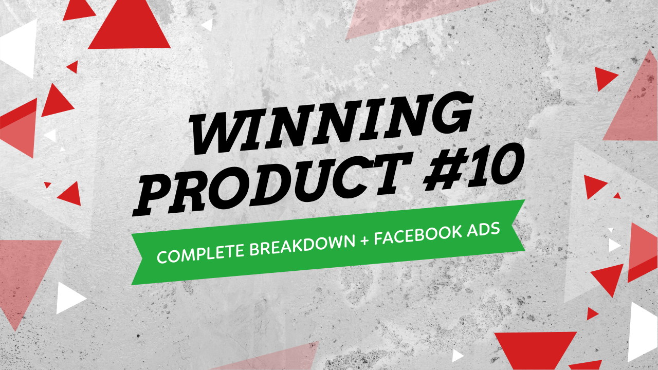 Winning Products Facebook Ads Strategy