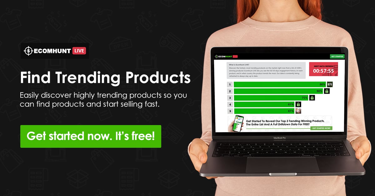 [New Feature] Ecomhunt LIVE - Catch Trending Winning Products Before Anyone Else!