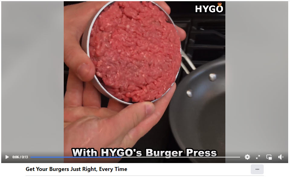 Burger Press Facebook Video Ad