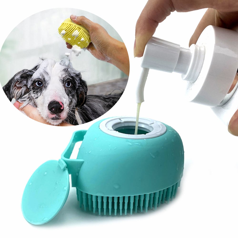 Shampoo brush for dogs