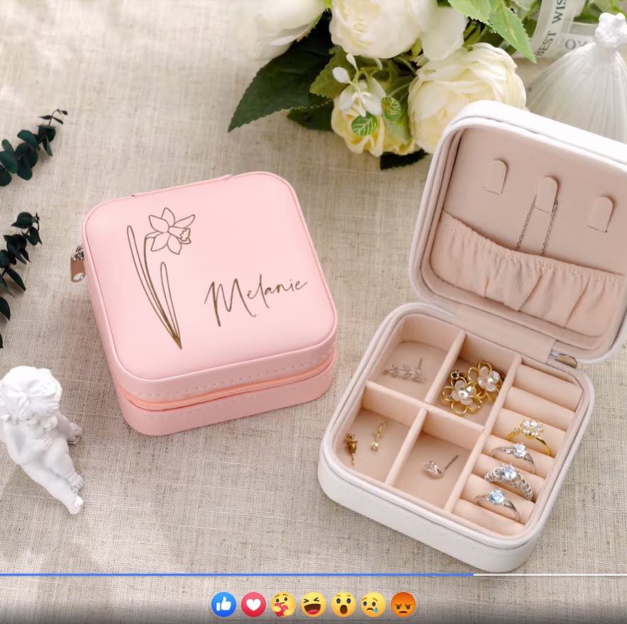 Custom Jewelry Box Facebook Ad