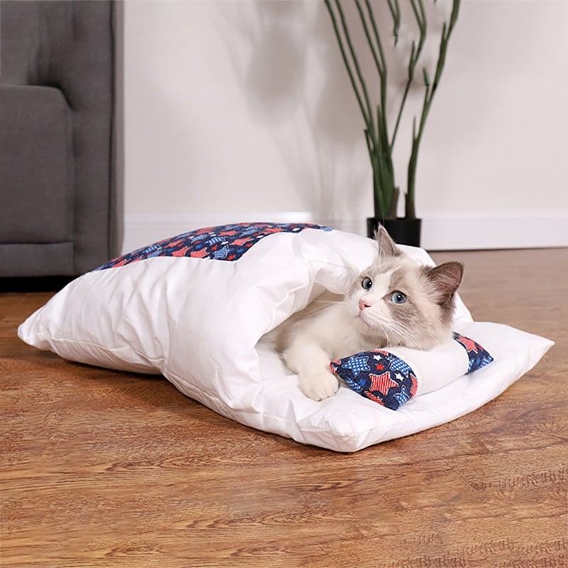 Warm winter pet bed winning product on Ecomhunt
