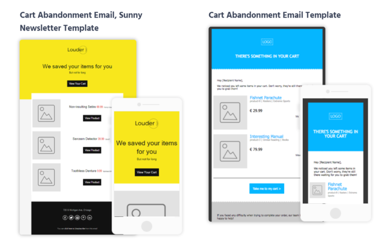 Checkout Abandonment recovery emails