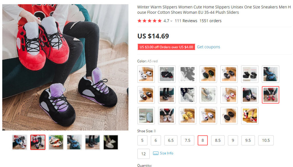 Aliexpress Sneaker Slippers