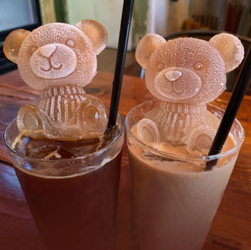 3. Bear Shape Ice Cube Maker