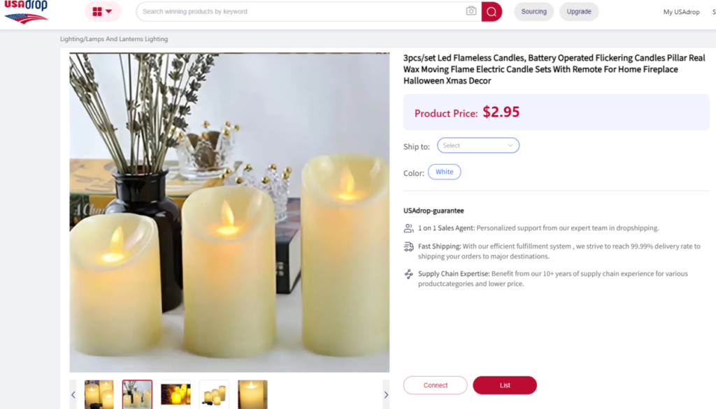 LED Candle USAdrop price